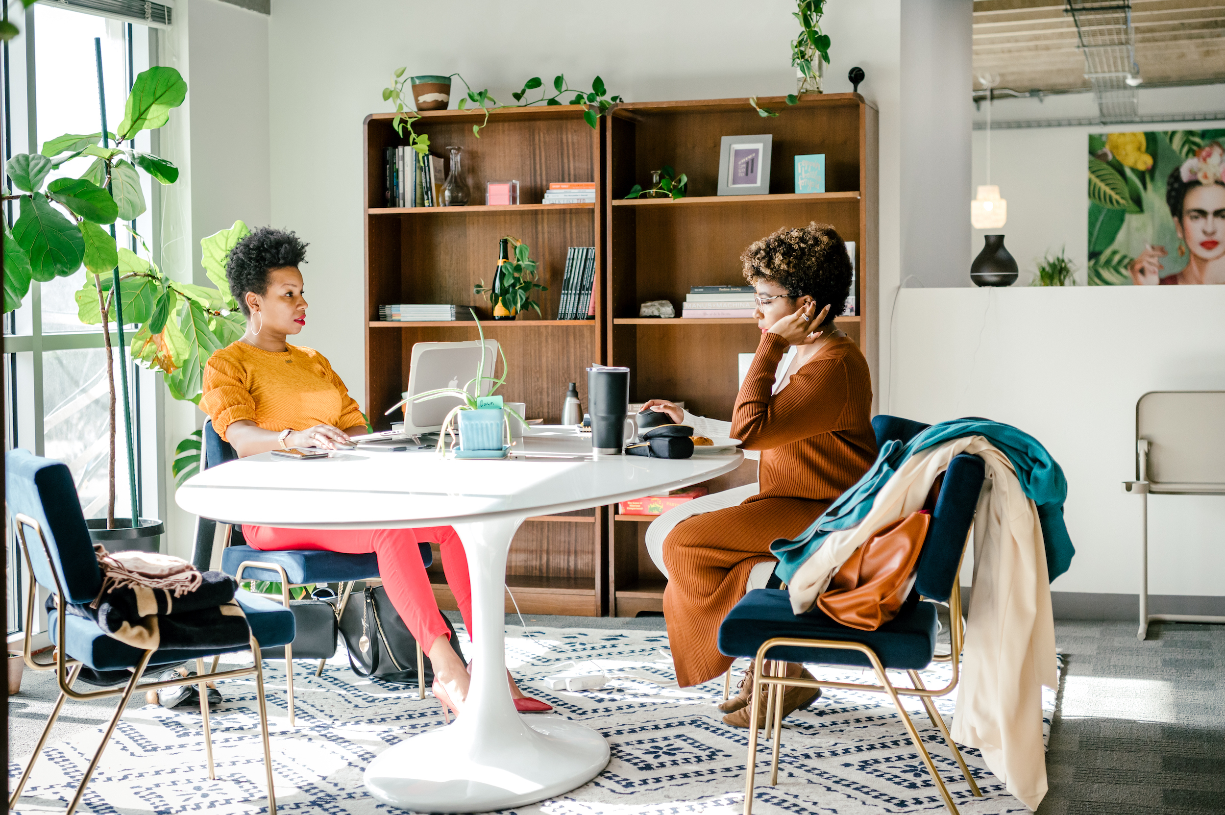 Sesh Coworking, Houston's first female centered and LGBTQ POC allied workspace, located in Houston Texas