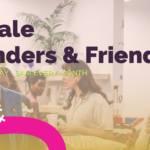 female founders and friends at Sesh Coworking, every 3rd Thursday of the month at 9am.