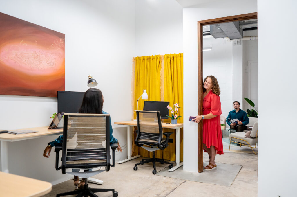offices at Sesh Coworking in Midtown Houston available by the month or year for one or for teams