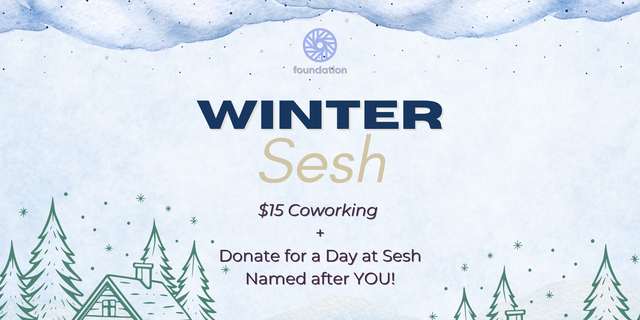 $15 Coworking days at Sesh Coworking during their Winter Sesh