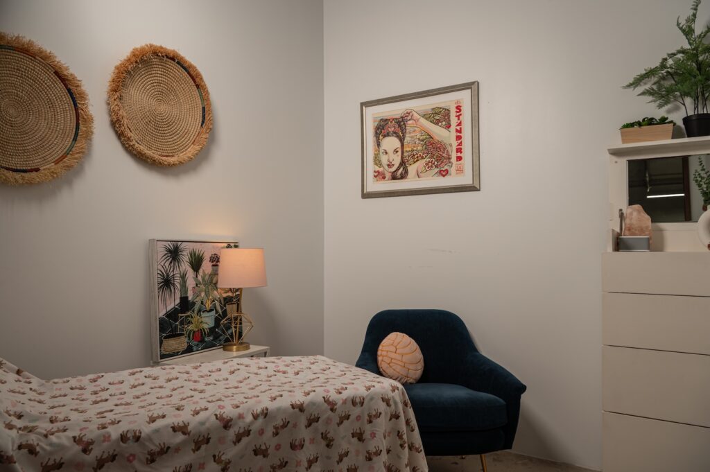 Wellness space available to rent for therapy, wellness services at Sesh Coworking in Midtown Houston