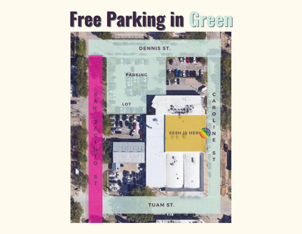 Sesh Coworking Parking Map