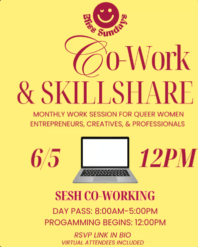 Bliss Sundays - Co-Work & Network